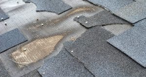 broken shingles