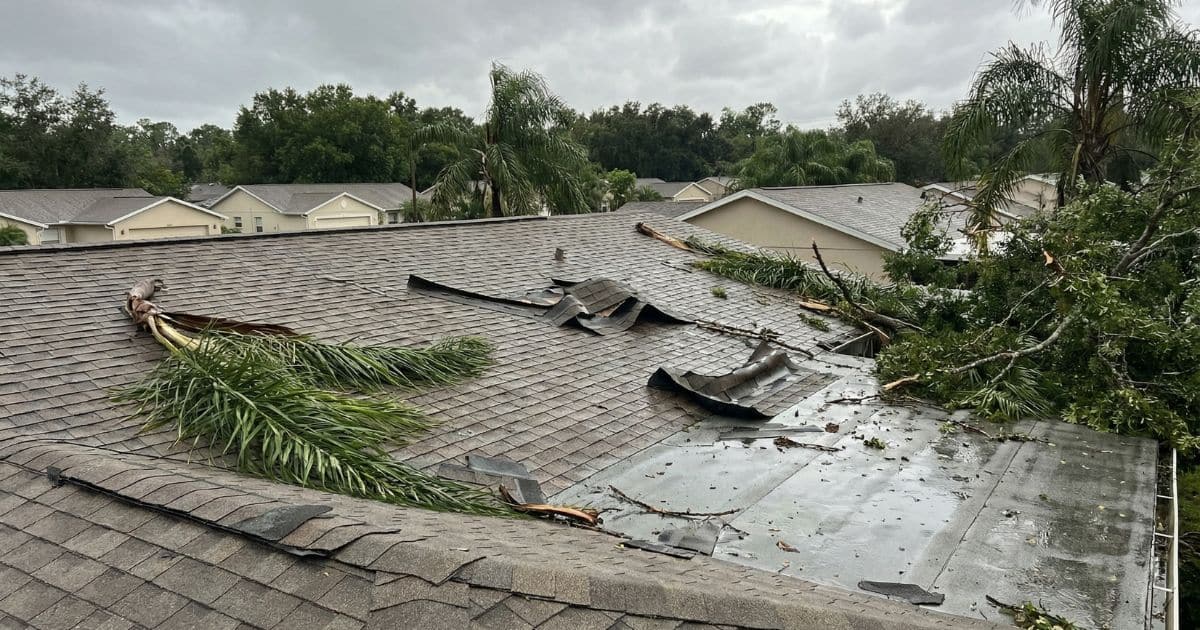 storm damage roof repair orlando florida