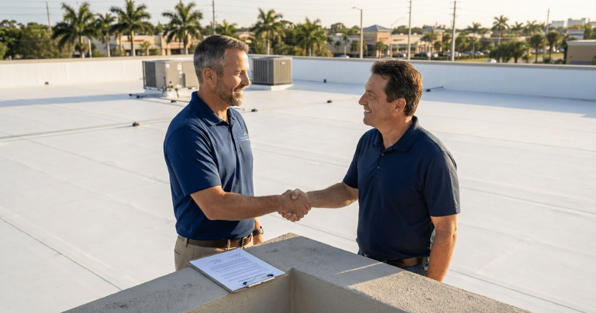 commercial roofing contractor st lucie county fl