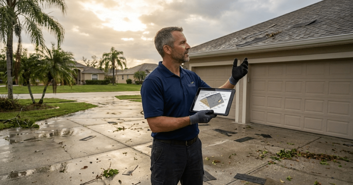 storm damage roof repair orlando fl